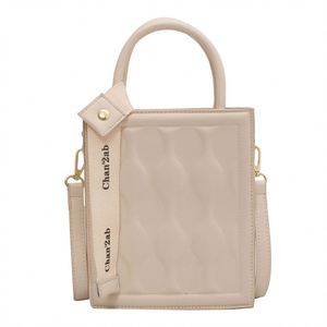 2023 Best Seller Versatile <b>Small</b> Crossbody Biscuit Bag Handheld PU with Vintage Chains Letter Decoration for Summer Fashion - Product Image 1