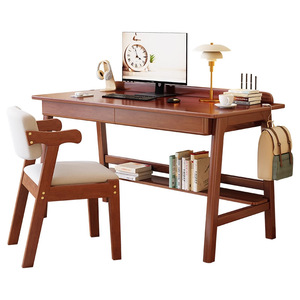 Escritorio de ordenador de pared Simple de madera maciza para el dormitorio del Hogar Escuela primaria y secundaria para estudiantes para <span class=keywords><strong>estudio</strong></span> y escritura - Product Image 5