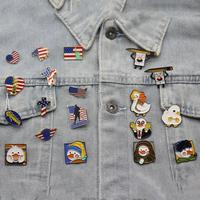 Broche de badge en métal de haute qualité, peinte à l'émail, 3D, personnalisée, pour les gagnants de course, avec drapeau de la Palestine
