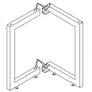 Germany New Arrival 36 Inch Modern Steel <b>Table</b> <b>Legs</b> for Hospital Outdoor Living Room & Bedroom Use-Powder Coated Customizable - Product Image 5