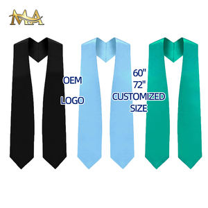 Étole de graduation, ceinture de graduation unie Étole de graduation unisexe pour adultes Classe de 2025 pour académique et chorale - Product Image 5