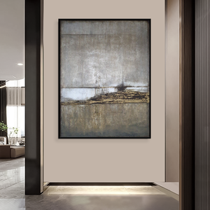 Bán Buôn Trừu Tượng Sơn Dầu Màu Xám Sơn Nghệ Thuật Đương Đại Ban Đầu Sơn Kết Cấu Nghệ Thuật Hiện Đại Vải Cho Phòng Khách Trang Trí Nội Thất - Product Image 4