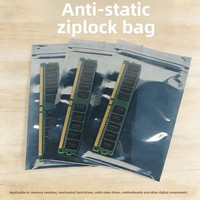Anti-static Shielding Bag 16-Micron Zip-Lock Pouch for Motherboard Memory Electronic Components Storage Foshan Made Consumer
