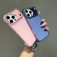 Nouvelle Coque de Téléphone Givrée pour iPhone 17 Pro Max 15 16 12 – Étui Antichoc à Quatre Coins Anti-Chute