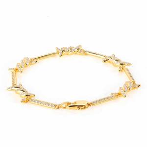 Hip Hop 2.5mm Zircon Bracelet <b>Men</b> Tennis Dainty Fine Chain Link Bracelets Women Designer Fashion Charm Bracelets Wholesale - Product Image 5