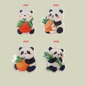 แม่เหล็กติดตู้เย็นอะคริลิค ลายวาฬน่ารัก แพนด้า ขนาด 5x5 ซม. ดีไซน์การ์ตูนอาหาร สำหรับตกแต่งห้องครัว ของขวัญ - Product Image 1
