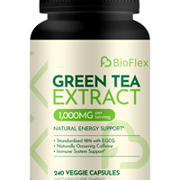 Extrait de thé vert 1000mg Complément alimentaire 3X Force Antioxydant EGCG Boost d'énergie Sans OGM Sans gluten 120
