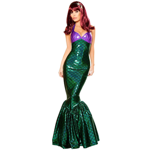 2026 Economico e alla Moda Costume <span class=keywords><strong>da</strong></span> Donna per Halloween, Abito Lungo <span class=keywords><strong>da</strong></span> Principessa delle Campane, Stile <span class=keywords><strong>Sirena</strong></span>, per Spettacoli - Product Image 4