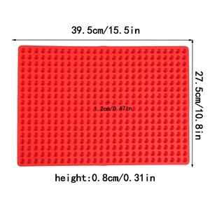 Molde de silicona redondo de 468 cavidades <span class=keywords><strong>para</strong></span> gotas de chocolate, molde <span class=keywords><strong>para</strong></span> golosinas de perro, molde semiesférico <span class=keywords><strong>para</strong></span> gomitas, <span class=keywords><strong>moldes</strong></span> <span class=keywords><strong>para</strong></span> dulces <span class=keywords><strong>para</strong></span> mascotas - Product Image 6