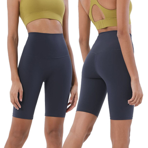 Pantaloncini da donna a vita alta modellanti e push-up, ad asciugatura rapida, senza cuciture visibili, per yoga e ciclismo - Product Image 4