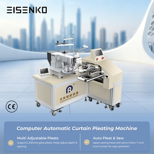 Máquina automática de plisado de cortinas EISENKO RD-DZJ102 de venta caliente, 220V, motor programable de puntada de cadena, base plana - Product Image 1