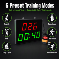 Compteur de temps à affichage double face pour kettlebell, idéal pour l'entraînement et le CrossFit