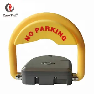 Zento移动英语应用程序防碰撞，安全停车系统设备防水自动智能停车锁停车车棚