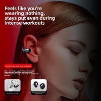 Écouteurs sportifs OWS à clipser, à oreille libre, avec réduction de bruit ENC, Bluetooth 5.3, étanchéité IPX5, chipset Jerry et affichage numérique