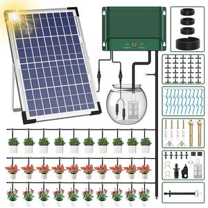 Wholesale Solar <strong>Irrigation</strong> <strong>System</strong> 10W Drip <strong>Irrigation</strong> Kit Automatic Watering Plant Bed and Greenhouse Garden Watering <strong>System</strong> - Product Image 1
