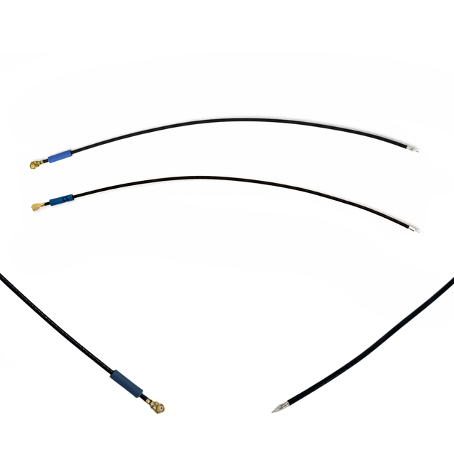 Factory Custom RF Coaxial Cable 1.37mm IPX to Open End Micro Coax Cable 166mm for Wireless Module