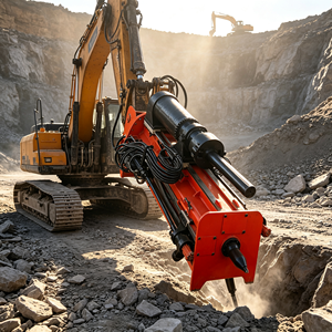 Mesin Pemecah Batu Beton Terintegrasi Hidrolik 2-in-1 yang Efisien untuk Excavator - Product Image 5
