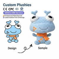 Vache en peluche personnalisée brodée anti-stress avec rembourrage en coton PP, cadeau d'anniversaire pour tous les âges