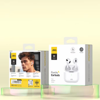 Casque de jeu Bluetooth intelligent avec impression feuille d'or, emballage de produit électronique sportif en matériaux recyclés pour appareil photo