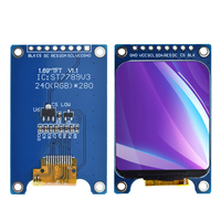 1.69 inci modul layar LCD TFT-240x280 ST7789 4 layar IPS dengan antarmuka SPI Panel warna resolusi tinggi