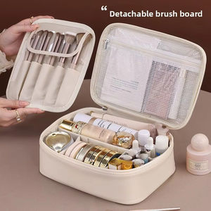 Nieuwe Custom Reis Toilettas Met Logo Grote Cosmetische Make-Up Etui Organizer Voor Dames Mannen Persoonlijke Verzorging Kit - Product Image 4