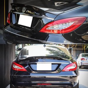 For CLS C218 W218 R Style Forged Carbon Fiber Rear Spoiler Trunk Wing 2011-2019 - Product Image 2