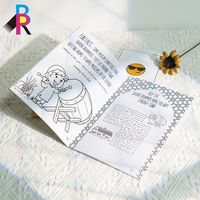 Livre de coloriage personnalisé pour enfants, papier offset épais avec reliure parfaite, couverture souple, impression de livre de coloriage pour enfants
