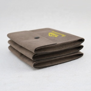 Custom Luxury Microfiber <b>Envelope</b> Bag With Ribbon Button Emboss Logo Printed Suede Wallet Packaging Jewelry Pouch for Rings - Product Image 2