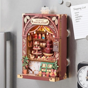 Imán para Refrigerador Hamaileon, Rompecabezas 3D <span class=keywords><strong>de</strong></span> Madera para Colgar en la Pared, Decoración para el Hogar, Regalo, Imagen <span class=keywords><strong>de</strong></span> Dibujos Animados, Miniatura, Manualidades, Luz LED - Product Image 1