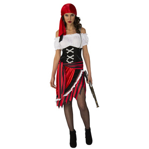 Spectacle de scène Fantasy Crossdressing Girls Pirate Party Cosplay Black Lolita - Product Image 5