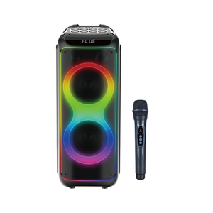 Potentes Altavoces Bluetooth Dobles de 10 Pulgadas con Bajos Profundos, Carrito para Fiestas, Luces RGB con Efecto de Llama, Altavoz Inteligente con Aplicación para Mostrar Texto y Dibujos - Product Image 2