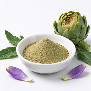 Extracto de Hoja de Alcachofa en Polvo, 2.5% 5% Cynarin Luteolina, Grado Alimenticio, Suplemento Dietético, Materia Prima, en Botella/Lata/Tambor, Suministro de Fábrica - Product Image 2