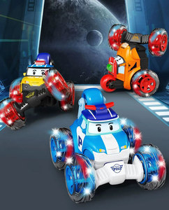 Rompecabezas de acrobacias rodantes al por mayor, coches de <span class=keywords><strong>control</strong></span> remoto, juguetes educativos para niños y niñas, sonido eléctrico, efectos de luz, incluye mando a distancia - Product Image 4