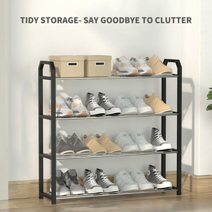 Zapatero Multifuncional de Cuatro Niveles al por Mayor, Zapatero Sencillo para el Hogar, Mueble de Almacenamiento Multicapa para Ahorrar Espacio - Product Image 4