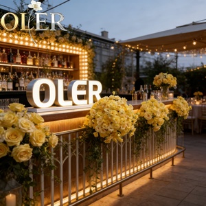 Palla di Fiori in Seta OLER per Centrotavola Nuziale e Decorazioni per la Partenza - Product Image 1
