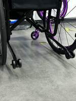 Fauteuil roulant sport à cadre rigide 5802 en alliage d'aluminium, non pliable, manuel, actif, avec grandes roues à dégagement rapide, certifié CE
