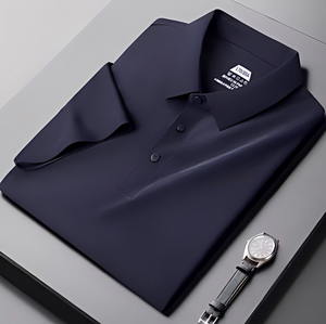 Polo Casual para <span class=keywords><strong>Hombre</strong></span> 2026, Moderno, Sencillo, <span class=keywords><strong>de</strong></span> Algodón Puro, Transpirable, Antipilling, Versátil - Product Image 4