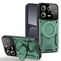 Étui de protection Lichicase avec anneau de protection d'objectif à grande fenêtre et support anti-collision pour Xiaomi Poco M8 M8 Pro, coque magnétique