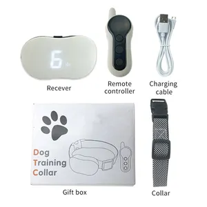 2021 Newest RechargeableとWaterproof 500M Range Remote Control LED Pet Dog Training CollarsとAdjustable Shock/Vibration