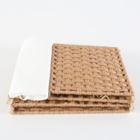 Panier de rangement pliable en tissu avec couvercle et poignées, organisateur pliable pour chambre, placard, vêtements, couvertures, organisation domestique