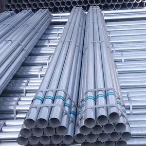 GI tubo rotondo tubo di acciaio zincato senza saldatura Sch 40 tubo 3mm - 3.5mm di spessore tubo per edificio industriale zincato fabbrica - Product Image 2