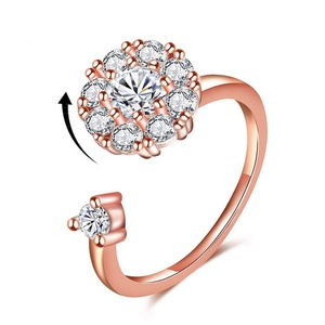 925 Sterling Silver Fidget <strong>Ring</strong> Jewelry Women <strong>Anxiety</strong> <strong>Spinner</strong> <strong>Rings</strong> Secret Fidget Toys Relieving Boredom ADHD Autism for Teens - Product Image 4
