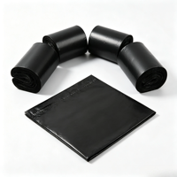 Sacs d'expédition noirs scellables pour vêtements, sacs postaux de protection noirs 28 x 42, sacs d'expédition en polyéthylène noirs pour t-shirts