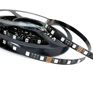 DMX 48leds/m DC24V adressierbare RGB-Pixel flexible LED-Licht leiste für TV-, Heim-, Motorrad dekoration.