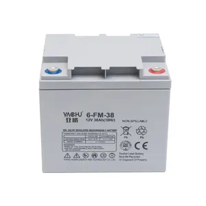 Bateria de gel de ciclo profundo automática de boa qualidade 12V 33Ah 55Ah 65Ah 100Ah 150Ah 250Ah Bateria solar de chumbo-ácido