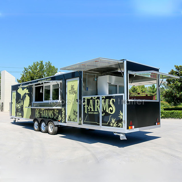 Robetaa Pizza Truck Popular Food Truck Trailer Mobile Shop Trailer Fully Equipped Food Truck Concession Trailer Wholesale