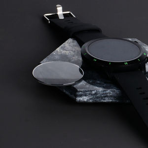 Verre de montre en saphir personnalisé en usine, revêtement de film noir clair, résistant à l'usure, prise en charge de la personnalisation basée sur un dessin - Product Image 1