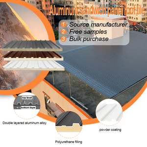 Panel Sándwich <span class=keywords><strong>para</strong></span> Techo Exterior de Aluminio con <span class=keywords><strong>Aislamiento</strong></span> Térmico, Precio de Fábrica, <span class=keywords><strong>Mejor</strong></span> que el Panel Sándwich de EPS <span class=keywords><strong>para</strong></span> Techo - Product Image 5