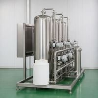 Filtre mécanique en acier au carbone avec média sable de quartz, lavage automatique, 5000 L/heure, échange d'ions, osmose inverse, traitement de l'eau