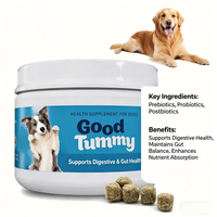 Technologie postbiotique bio-active avancée, probiotiques pour chiens, postbiotiques, synbiotique 3-en-1 pour le soutien des cellules épithéliales intestinales